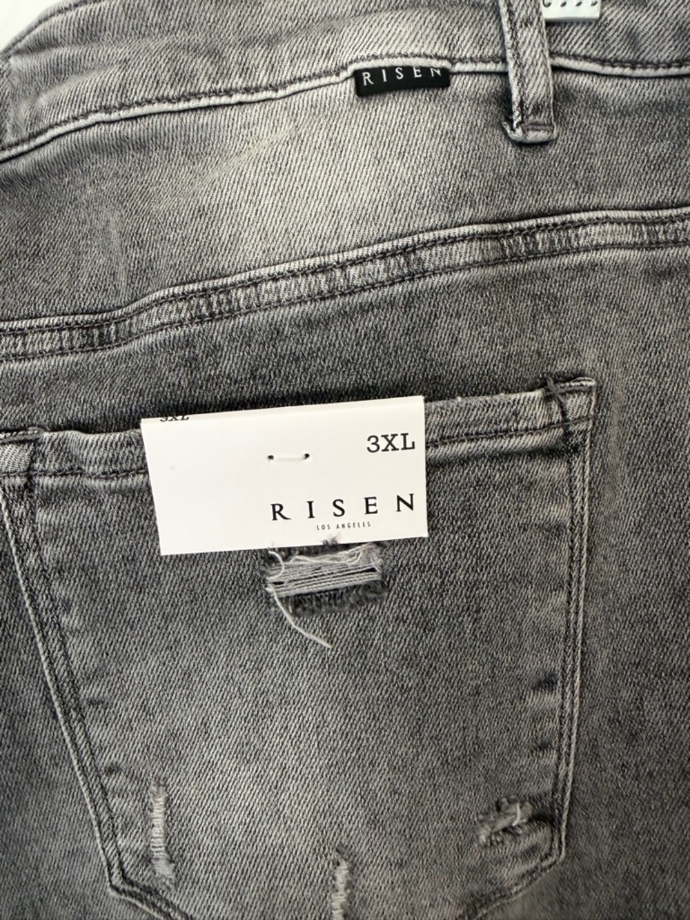 Risen High-Rise Faded Black Jeans - Picture 9 of 14